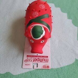 MultiPet Red Latex Pig Dog Toy